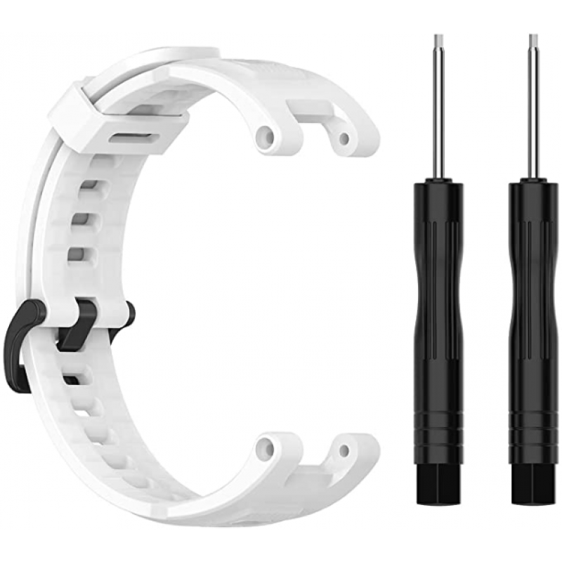 Ανταλλακτικό λουράκι QuickFit Softband Xiaomi Amazfit T-Rex/ T-Rex Pro White Ανταλλακτικό λουράκι QuickFit Softband Xiaomi Amazfit T-Rex/ T-Rex Pro White